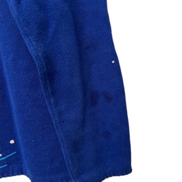 Michael Simon Vintage Christmas Village Sweater Size Medium - Picture 8 of 8